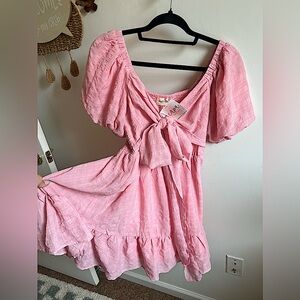 NWT Peach Love California Brunch and Bubbly Mini Dress Pink size medium